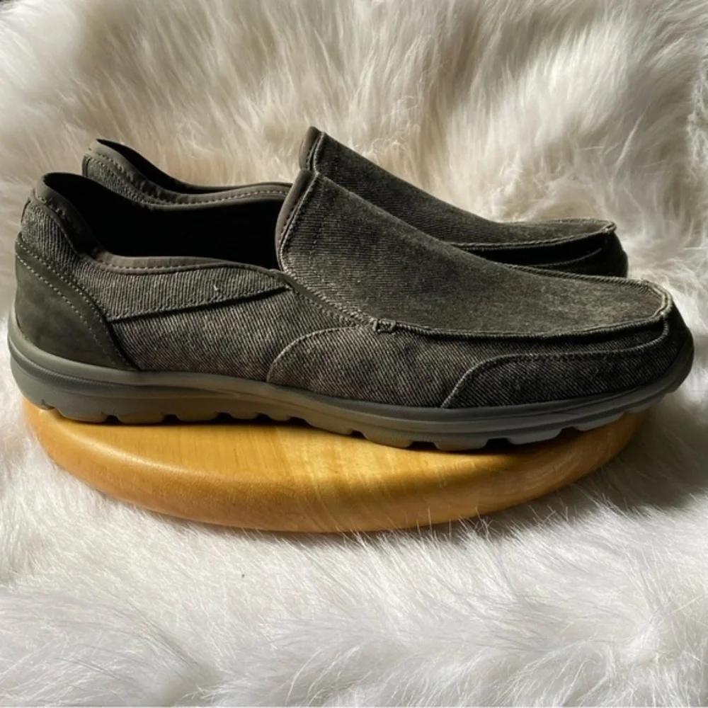 Mix #6 Shoes Mens Size 13M Loafer Slip On‎ Boat Shoe Black